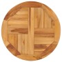 vidaXL Drehplatte Teak Massivholz 49386