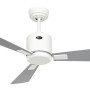 Weißer CASAFAN Eco Neo III Deckenventilator mit grauen Flügeln, 92 cm Durchmesser.