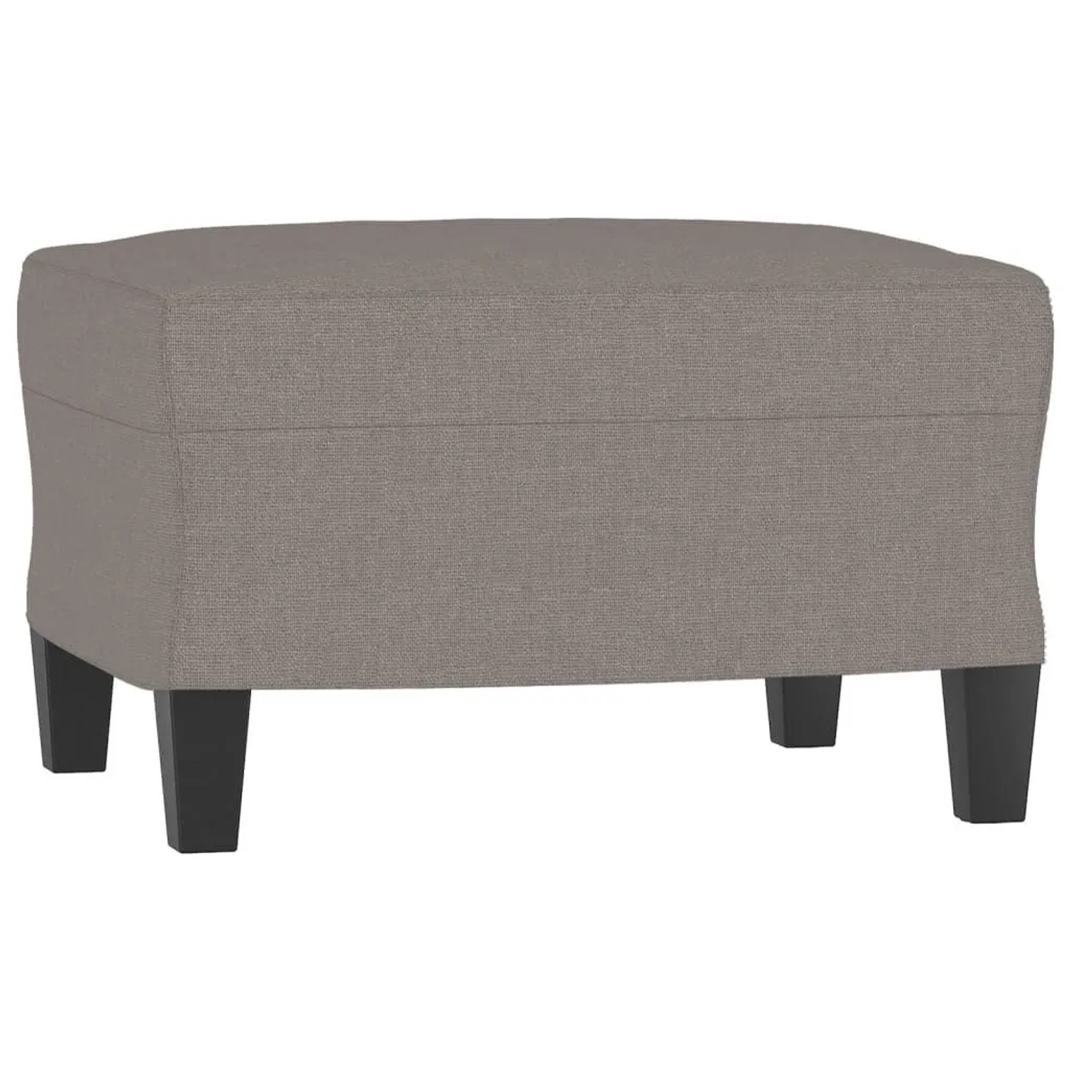 vidaXL Fußhocker Taupe 60x50x41 cm Stoff 349334