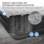 ML-Design Luftbett, grau, mit robuster Innenstruktur für optimale Punktelastizität und 300 kg Tragkraft. Wasserdichtes PVC.