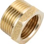 Messing Reduzierstück für Pumpen, AG 26,4 mm (R 3/4) x IG 18,6 mm (Rp 1/2) für Hauswasserwerke.