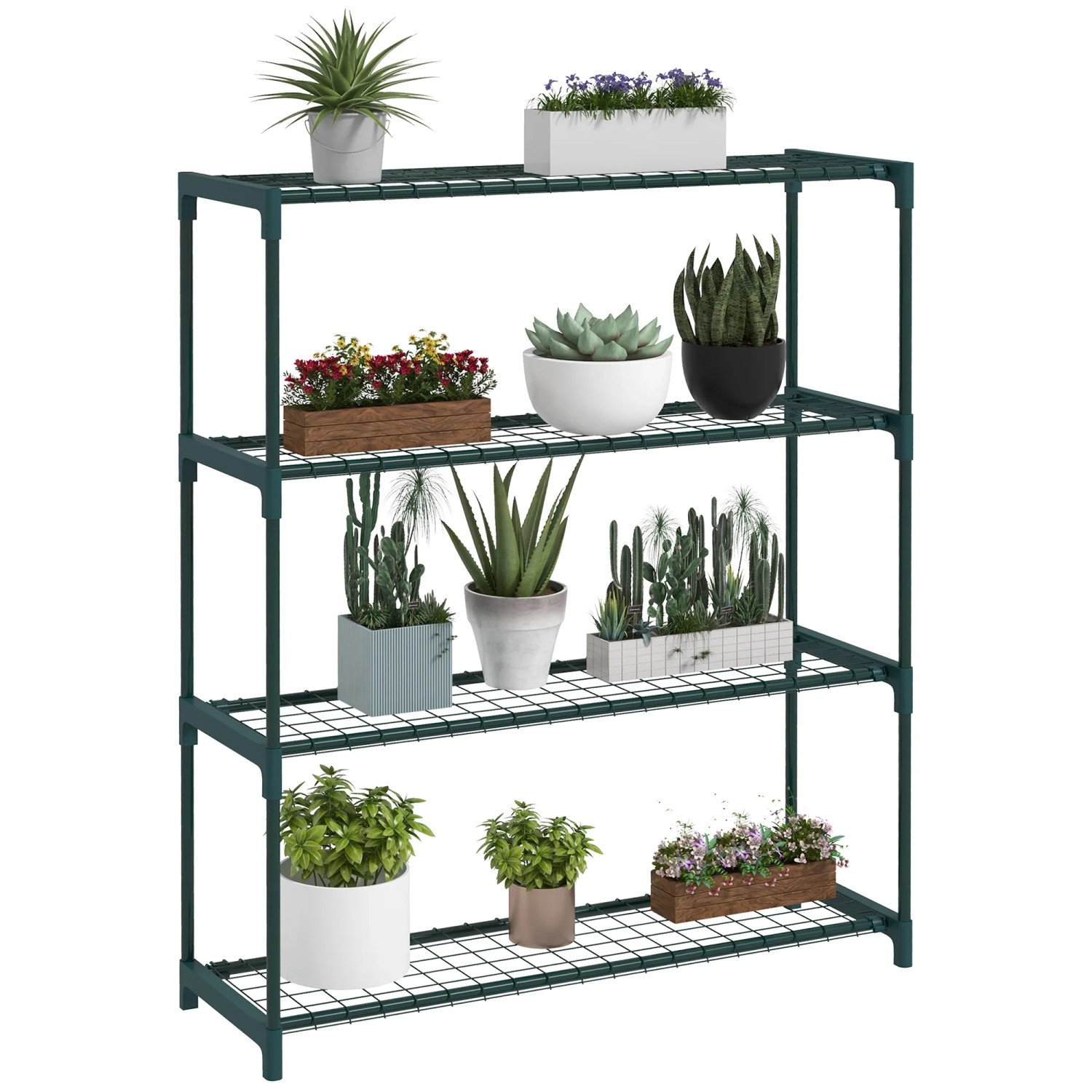 Outsunny  Blumenständer Stahl 89L x 28B x 107H cm günstig online kaufen