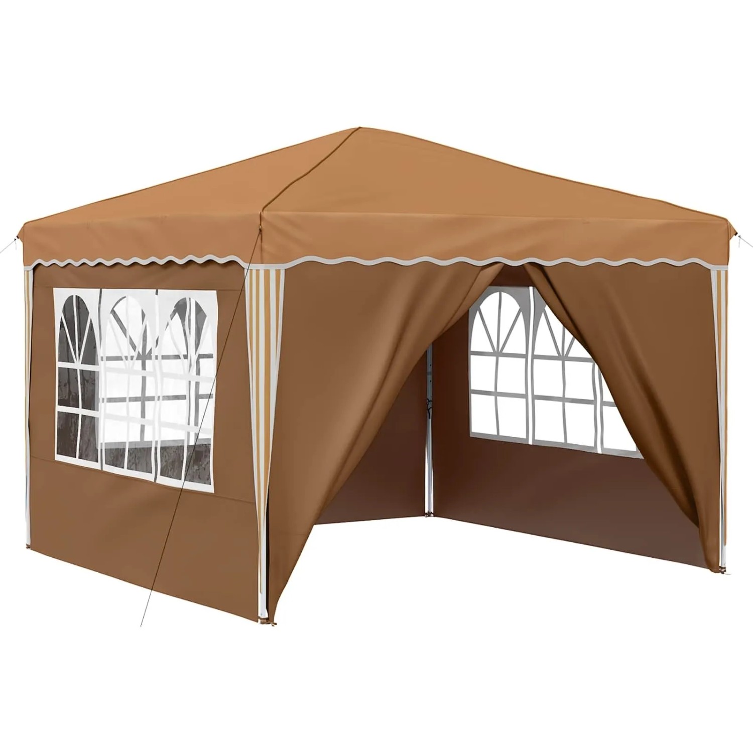 vidaXL Pop-up Partyzelt Beige 288 x 288 x 245 cm Oxford-Stoff 42019771