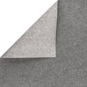 Primaflor Eventteppich Podium Zinn, Detailansicht der Filzoberfläche. Ideal für Events und Messen.