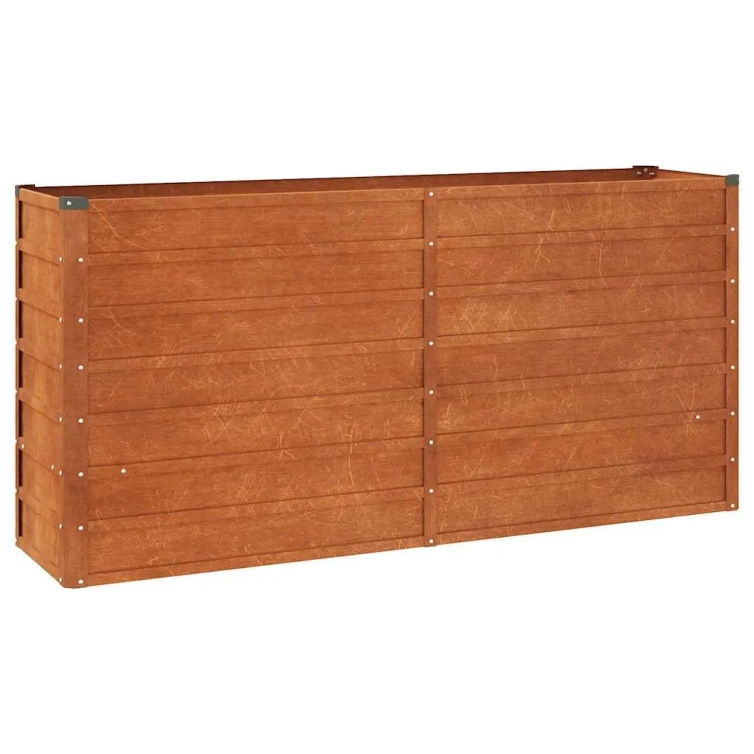 Furnicato Hochbeet Rostig 160x40x77 Cm Cortenstahl
