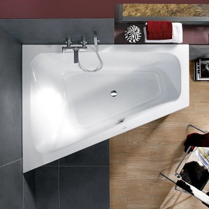 Villeroy & Boch Eckbadewanne Loop & Friends Square, 175x135 cm, Acryl, links