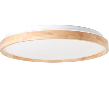 48 cm FSC® bei Alson Brilliant OBI LED-Deckenleuchte kaufen Holz-Weiß