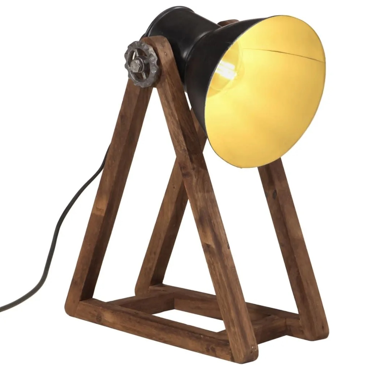 vidaXL Schreibtischlampe 25 W Schwarz 30x17x40 cm E27 371899
