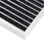 Floordirekt Fußmatte Spectral Aluminium Türmatte Textilfaser Rips 68 x 98 cm_2