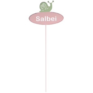 Dobar Kräuterstecker Metall Salbei Rosa 53,5 cm