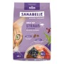 Sanabelle Katzen-Trockenfutter Adult mit Strauß & Blaubeeren, 400g Packung.