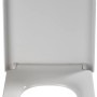 Weißer Wenko Premium WC-Sitz Palma mit Absenkautomatik, offen.