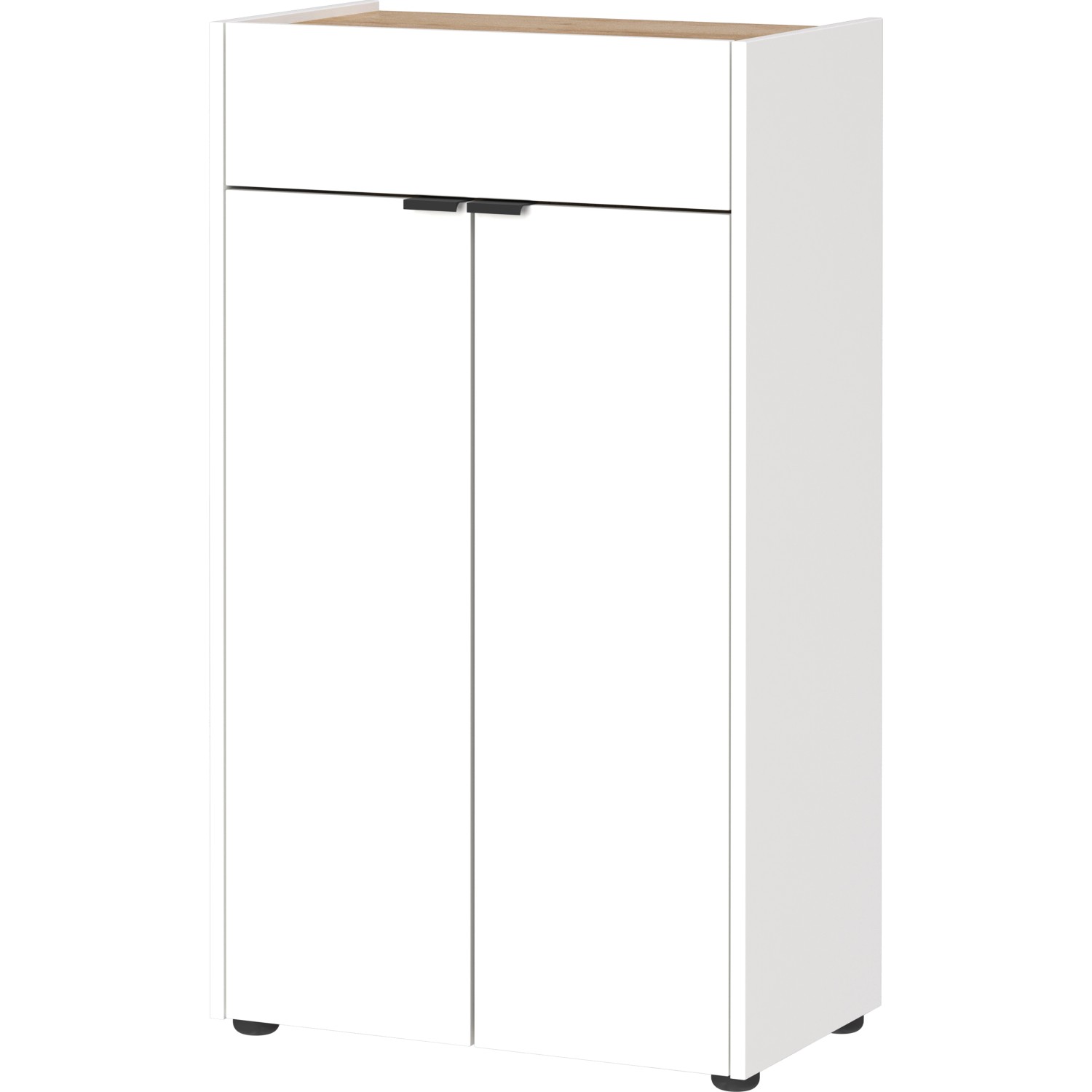 Germania Kommode Forano 4499 Eiche Weiß 56 cm x 98 cm x 34 cm günstig online kaufen