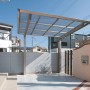 Ximax Alu Carport Smart Port Typ 60 in Edelstahl-Optik, 210x253 cm, mit transparentem Dach.