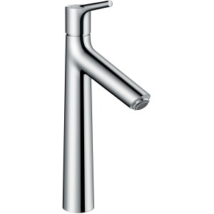 Hansgrohe Talis S Waschtischarmatur 190mm, Chrom mit Zugstangen-Ablaufgarnitur.