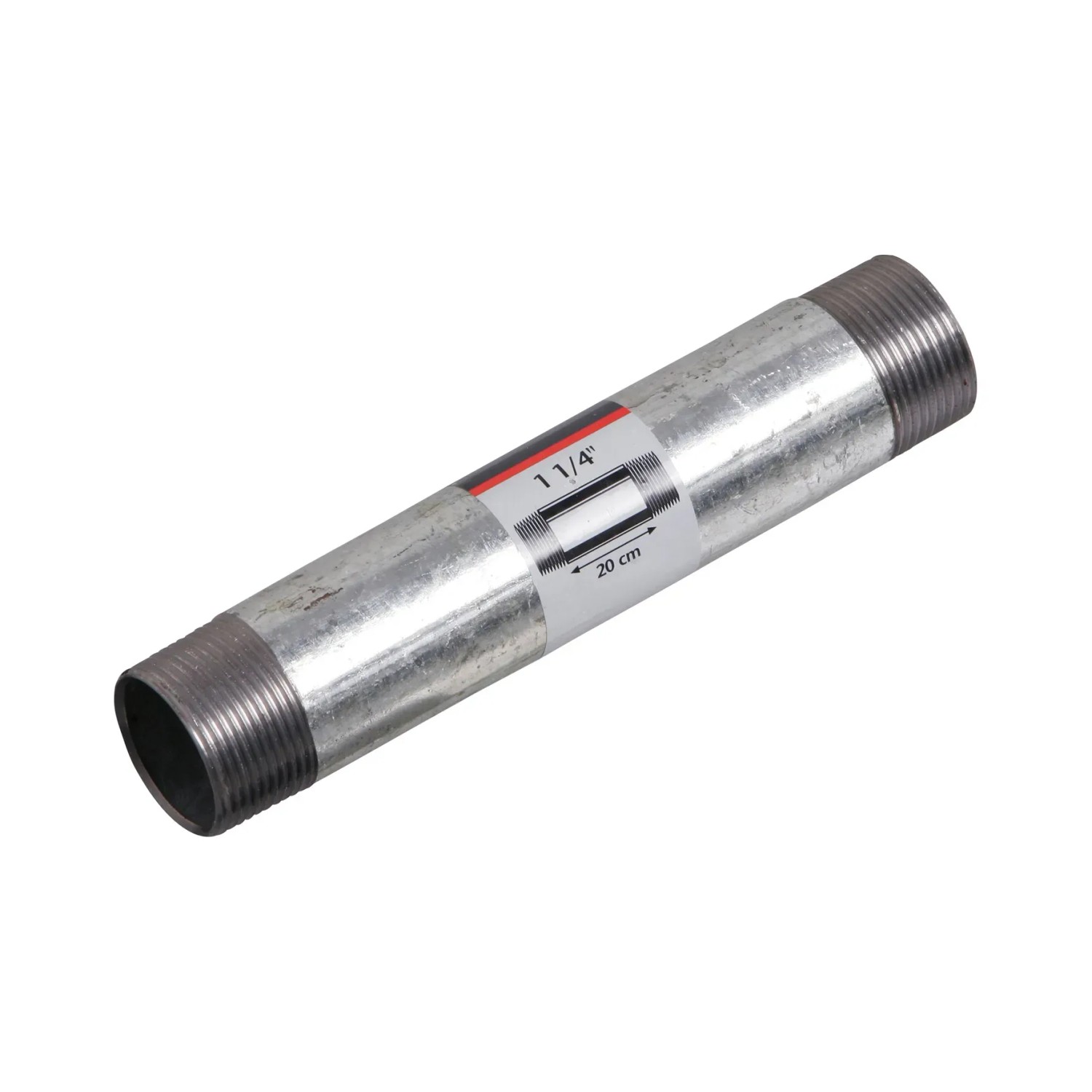 Rohrdoppelnippel AG 41,9 mm (R 1 1/4) 100 mm