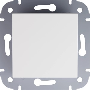 Kreuzschalter Vilma, Weiß Matt, für Lichtsteuerung im Innenbereich. Schalter aus Kunststoff und Metall.