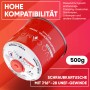 Evocamp Gaskartusche (4er-Pack) mit 500g Butan/Propan für Campingkocher und Gasgrills.