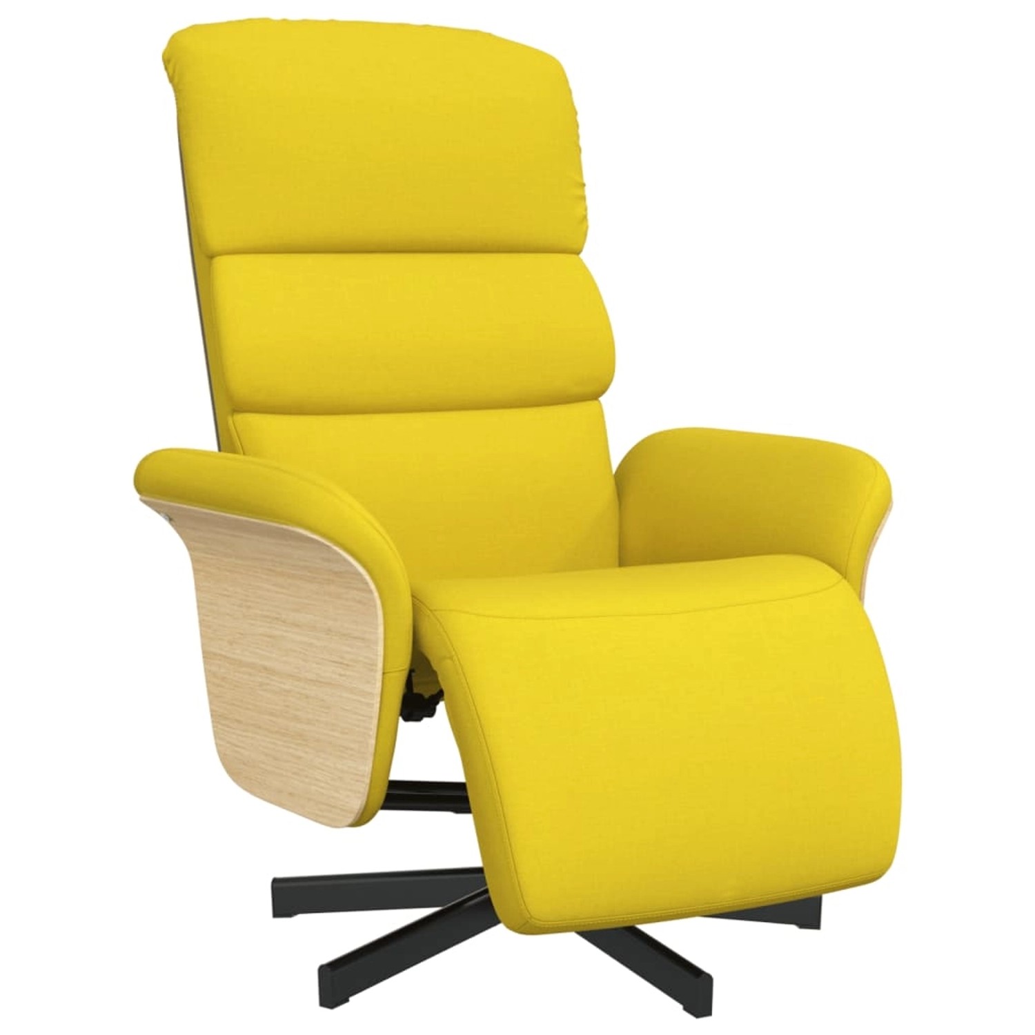 vidaXL Relaxsessel mit Fußteil Hellgelb Stoff 356609 günstig online kaufen