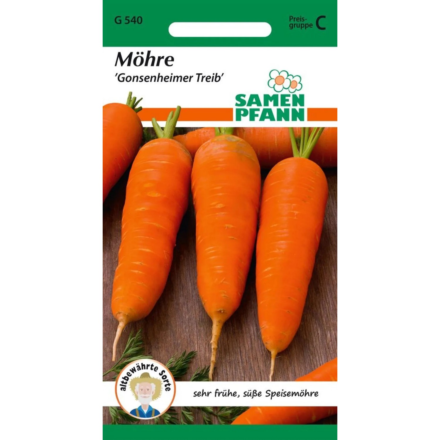 SAMEN PFANN Möhre Gonsheimer Treib