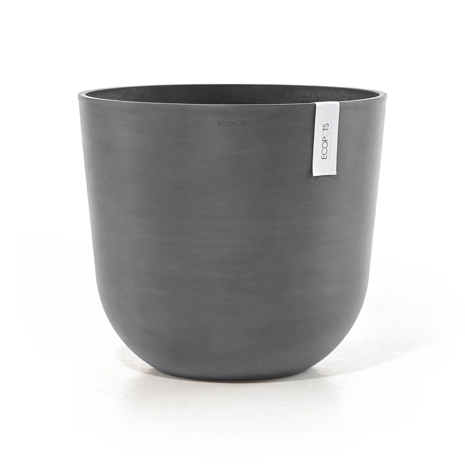 Ecopots Pflanztopf Oslo Grau 45 cm x 39,2 cm günstig online kaufen