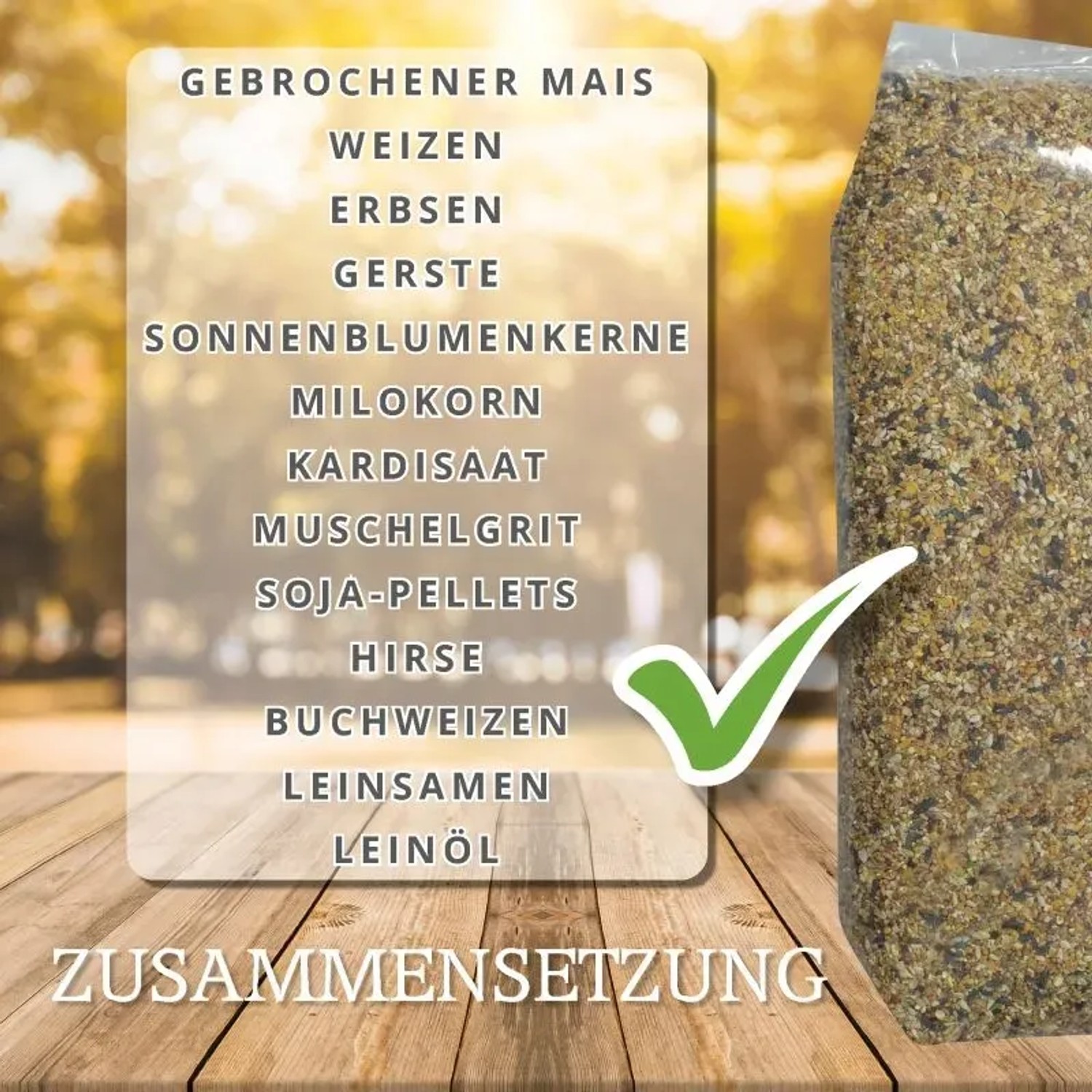 MeineHennen Premium Hühnerfutter, 30kg Sack mit Körnerfutter-Mischung für Geflügel und Wachteln.