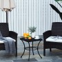 Outsunny Gartentisch mit Mesh-Tischplatte, pflegeleicht und ideal für Garten, Terrasse oder Balkon.