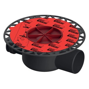 Tece Ablauf DN 70 mit Seal System, Kunststoff Siphon für Duschabläufe.