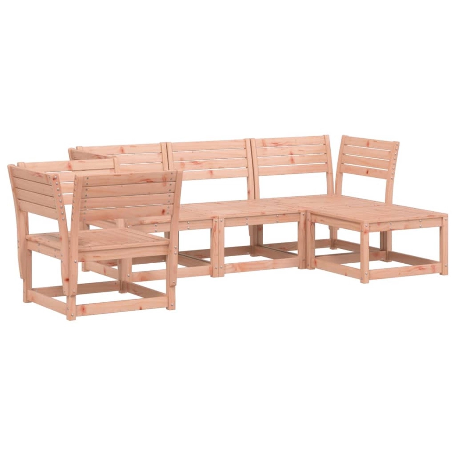 vidaXL 5-tlg Garten-Lounge-Set Massivholz Douglasie Modell 14 günstig online kaufen