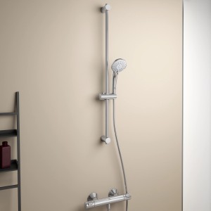 Ideal Standard Ceratherm T25 Brausekombination mit Brausestange (90cm) in Chrom.