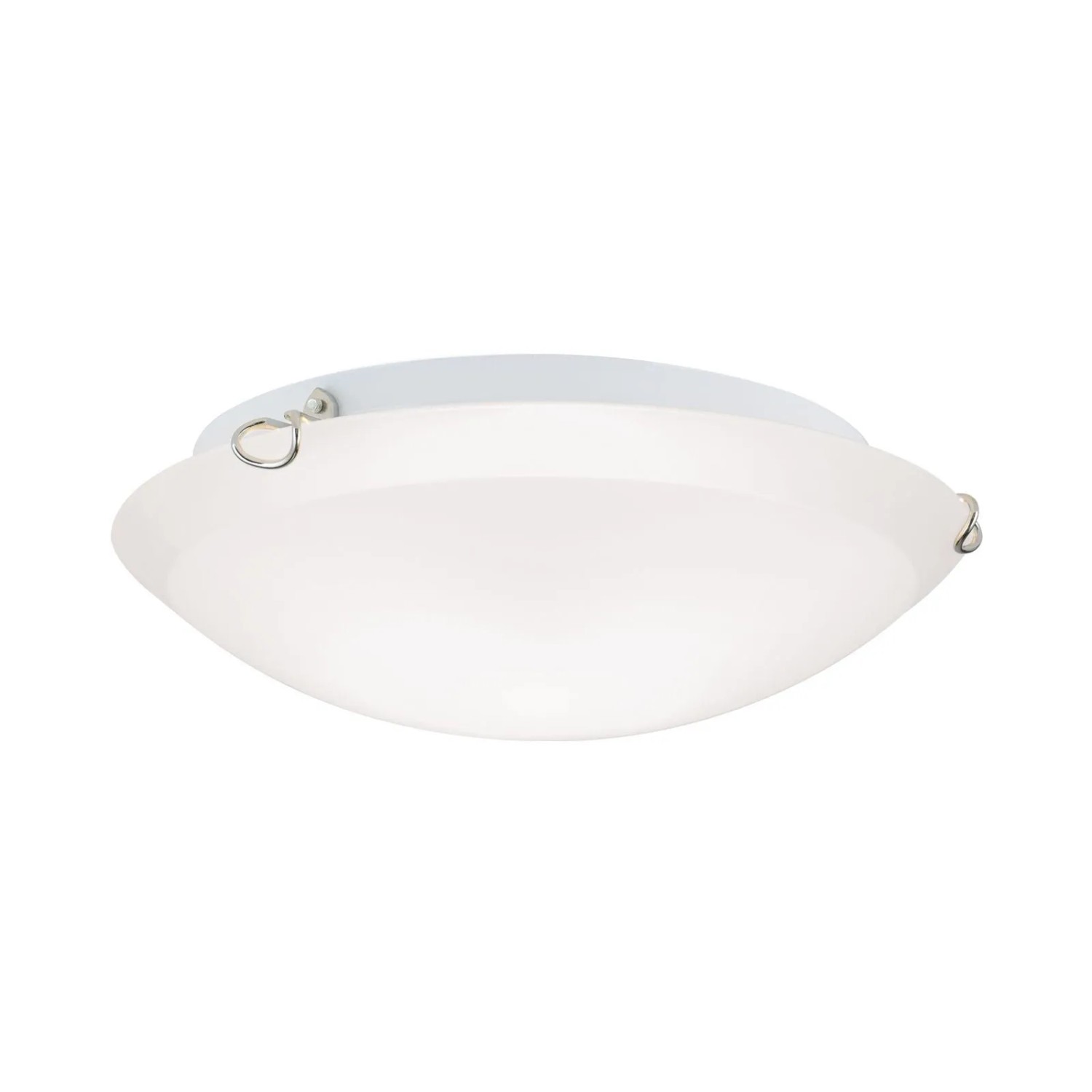 Orion Leuchten Deckenleuchte Opalglas 30 cm Chrom