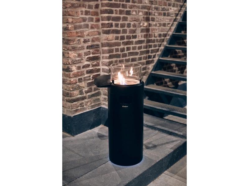 Enders Terrassenfeuer NOVA LED TABLE BLACK L, Gas Terrassenfeuer Mit