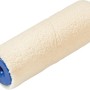 LUX Filzwalze, 12 cm breit, für glatte Flächen, Farbwalze mit blauem Kunststoffende.