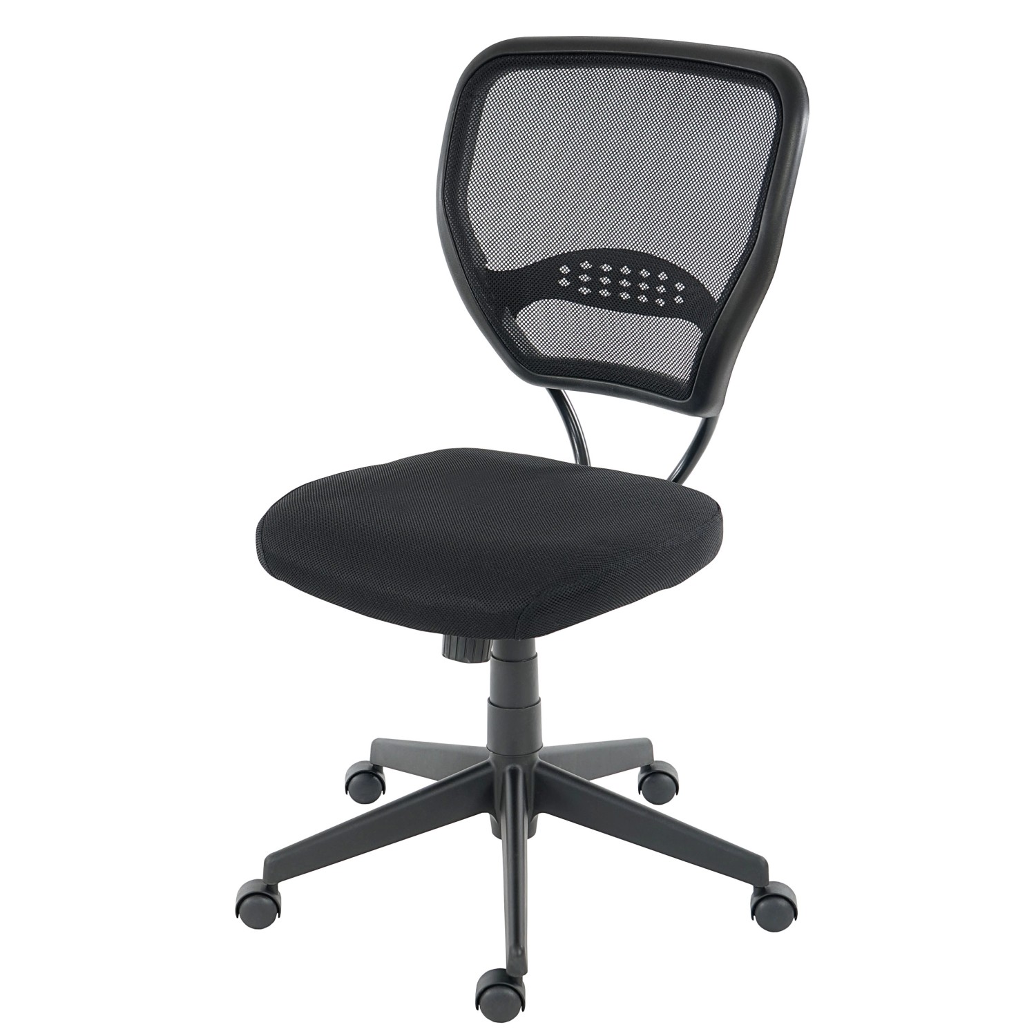 MCW Profi-Bürostuhl Chicago Stoff/Textil Schwarz ohne Armlehnen günstig online kaufen