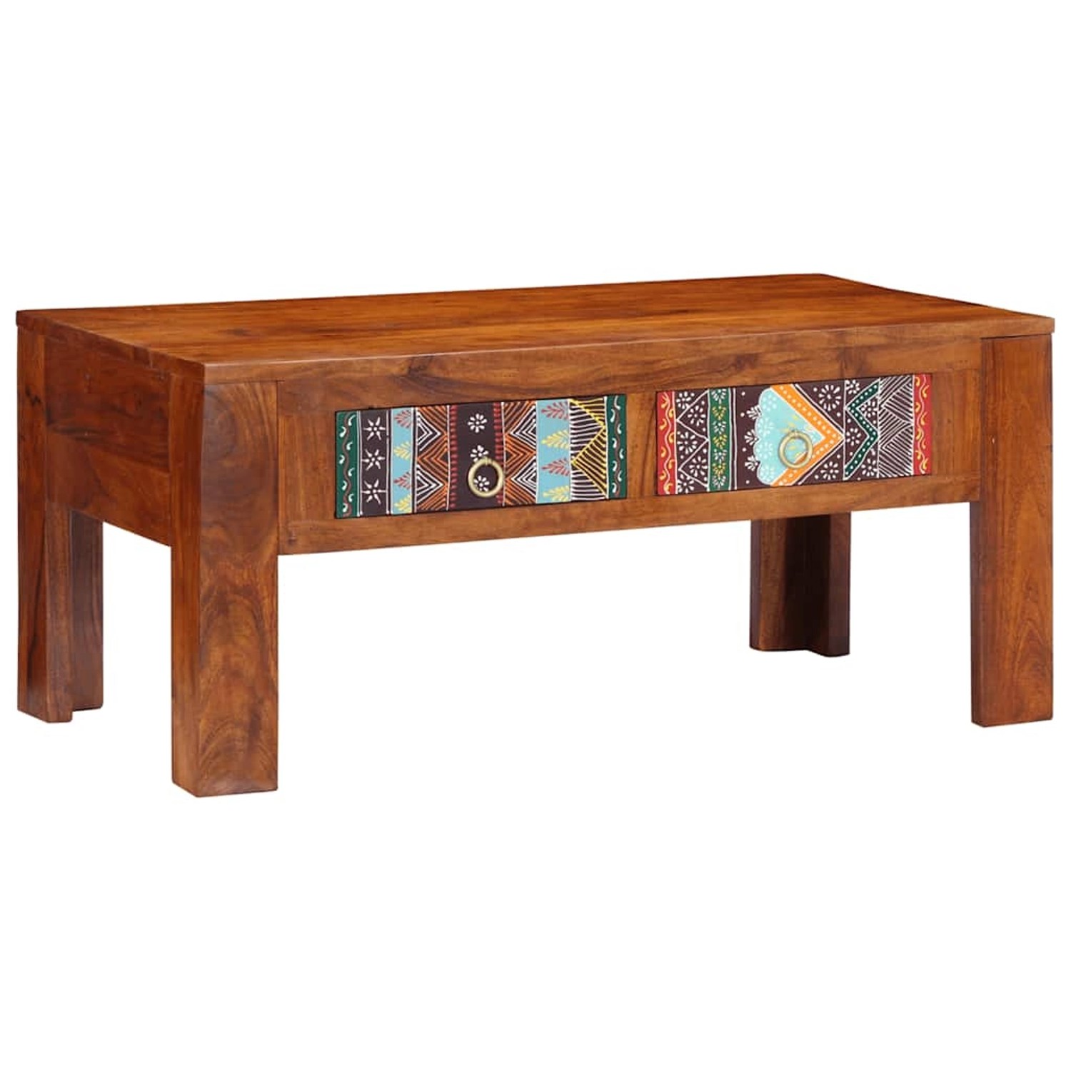 vidaXL Couchtisch 90x50x40 cm Massivholz Akazie 4016486 günstig online kaufen