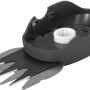 Gardena Gras- und Buchsmesser Aufsatz mit 8 cm Schnittbreite für Akku-Scheren.