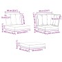 vidaXL Outdoor-Schnittsofa-Einheiten 3 Stück Natur und Creme 900625_13
