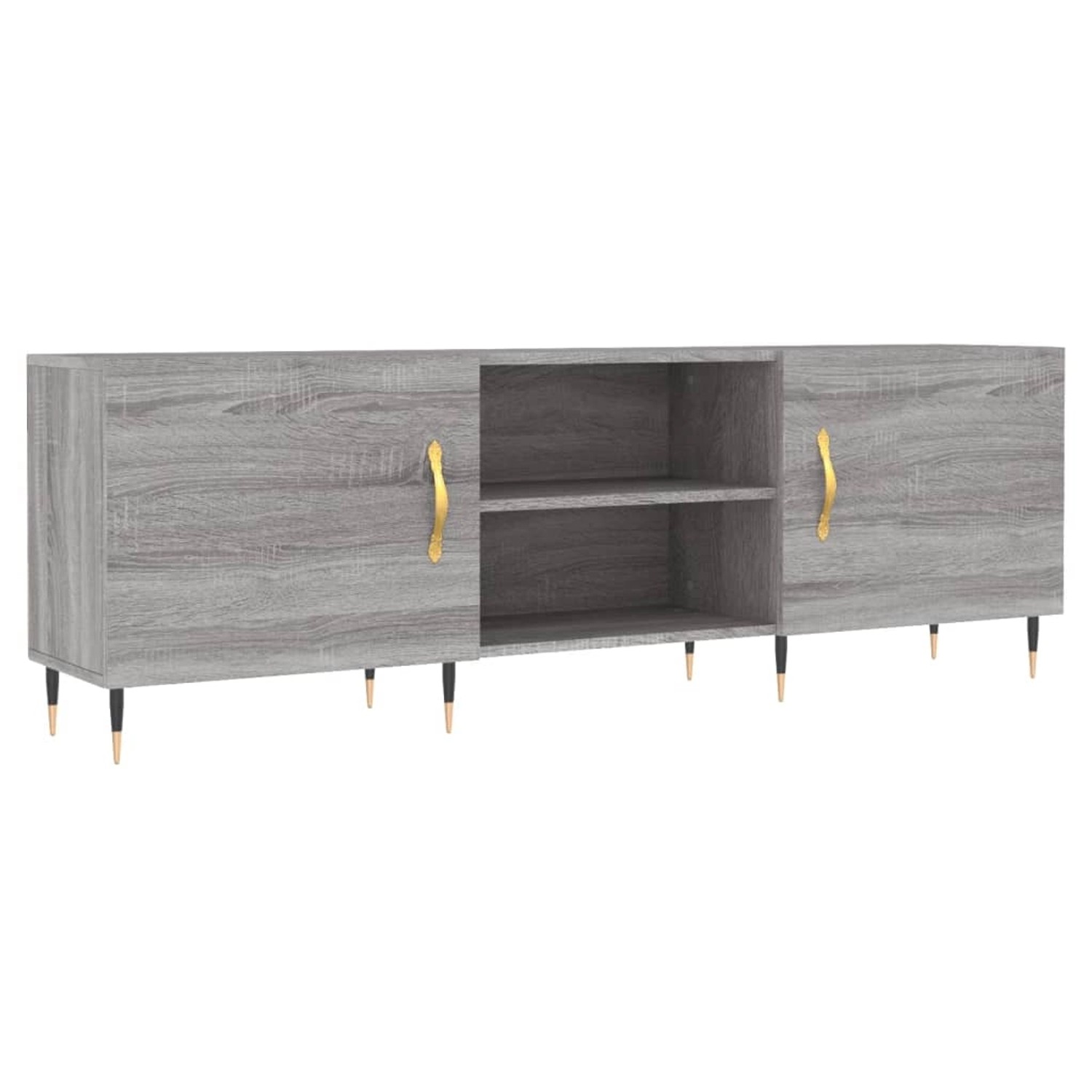 vidaXL TV-Schrank Grau Sonoma 150x30x50 cm Holzwerkstoff 829082 günstig online kaufen