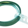 Gardinia Ring Matrix, weiß, mit Gleiteinlage für Stilgarnituren.