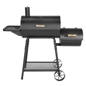 TAINO KAMAYO Smoker Räucherofen Standgrill Holzkohle-Grill Klein BBQ Grillwagen