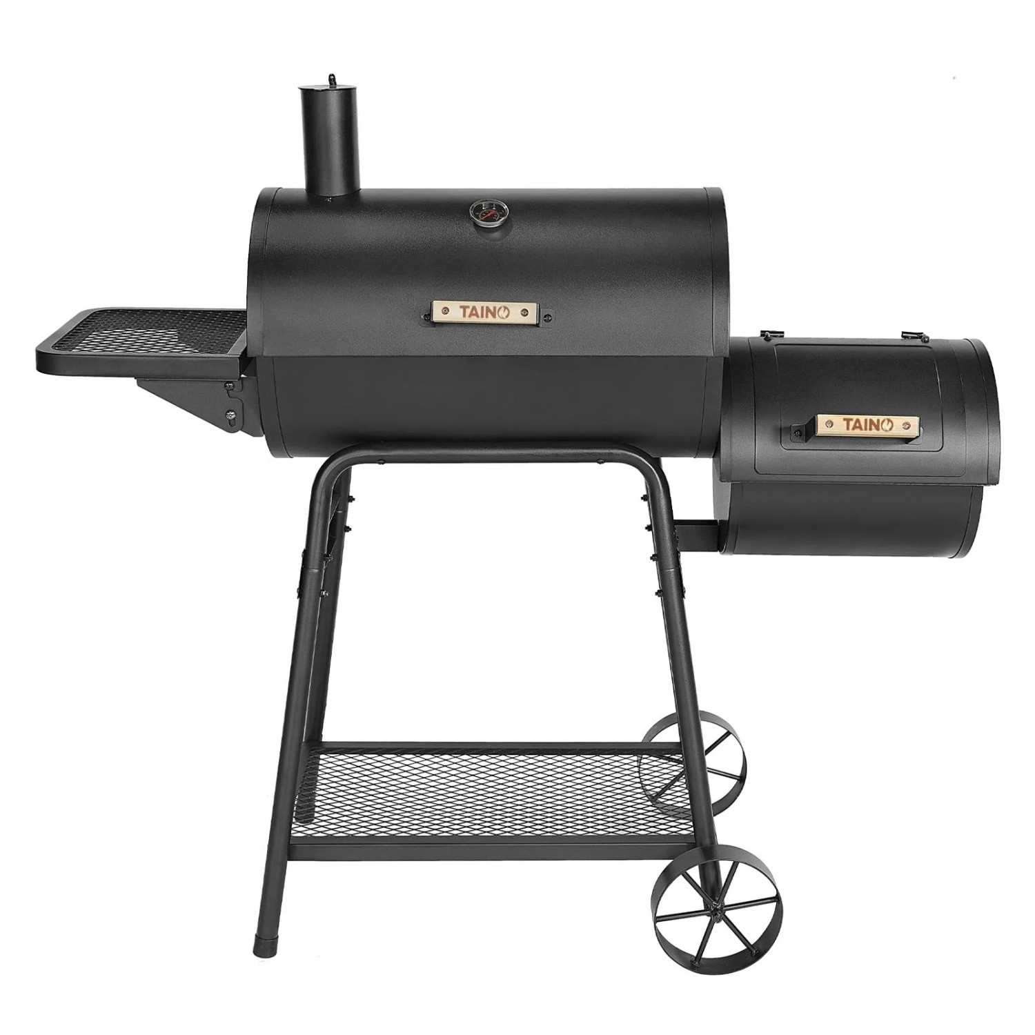 TAINO KAMAYO Smoker Räucherofen Standgrill Holzkohle-Grill Klein BBQ Grillwagen