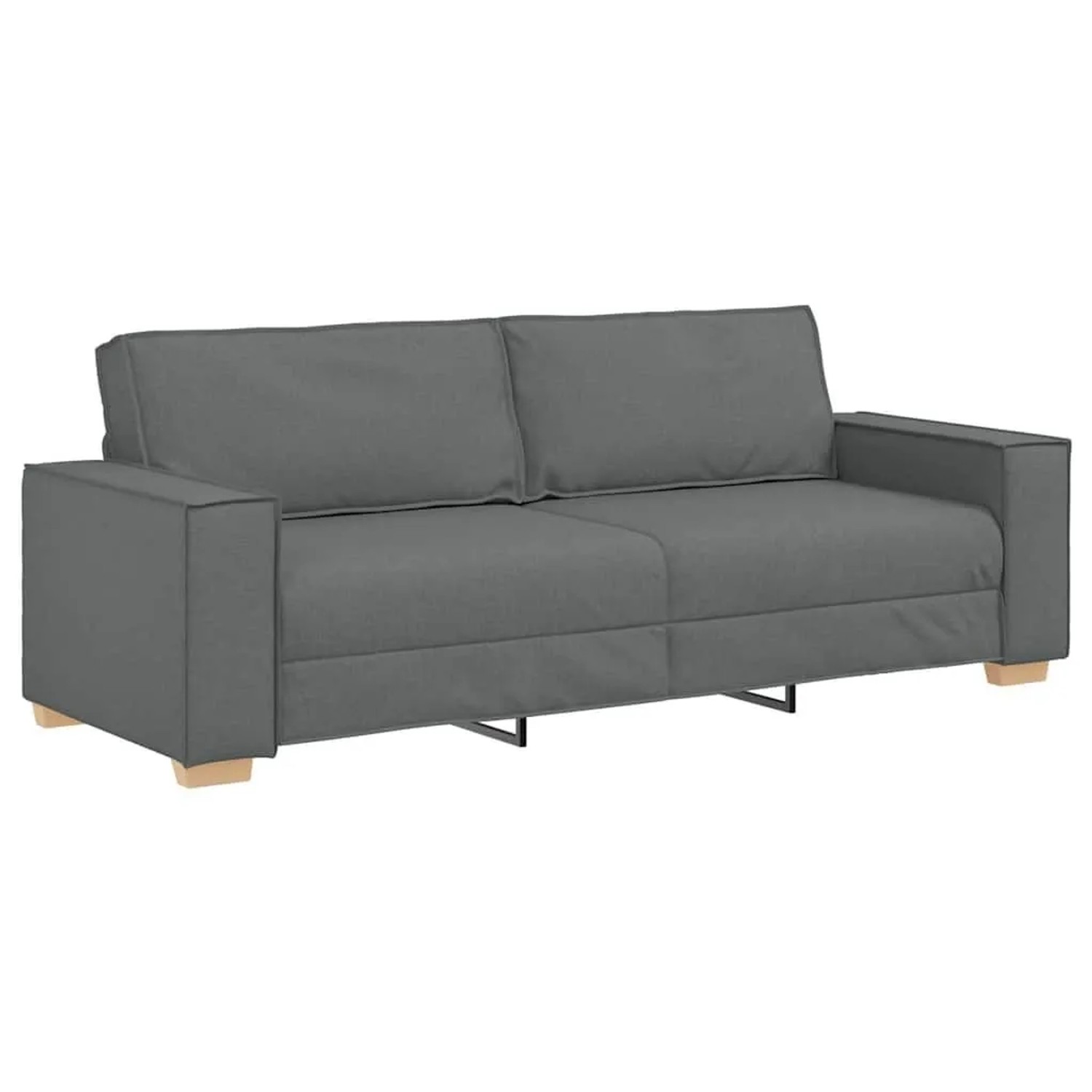 vidaXL 3-Sitzer-Sofa Dunkelgrau 180 cm Stoff 4104991 günstig online kaufen