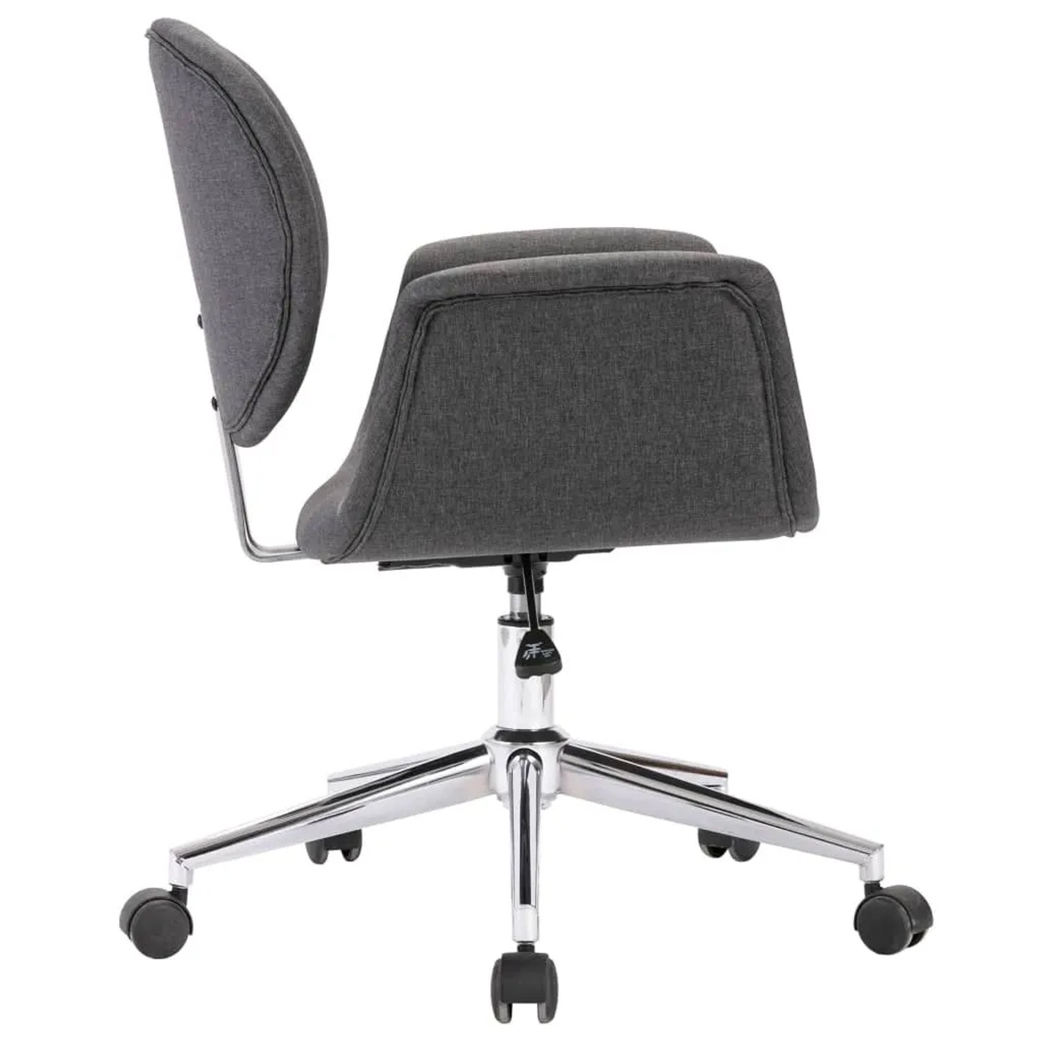 vidaXL Esszimmerstühle 2 Stk Drehbar Grau Stoff 3054863_4