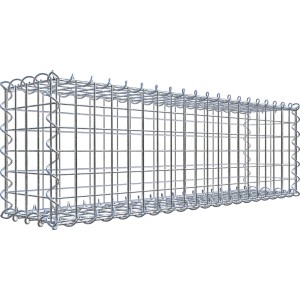 Gabiona Gabionenkorb, 30x100x20 cm, Maschenweite 5x5 cm, Drahtkorb für Einfassungen und Mauersysteme.