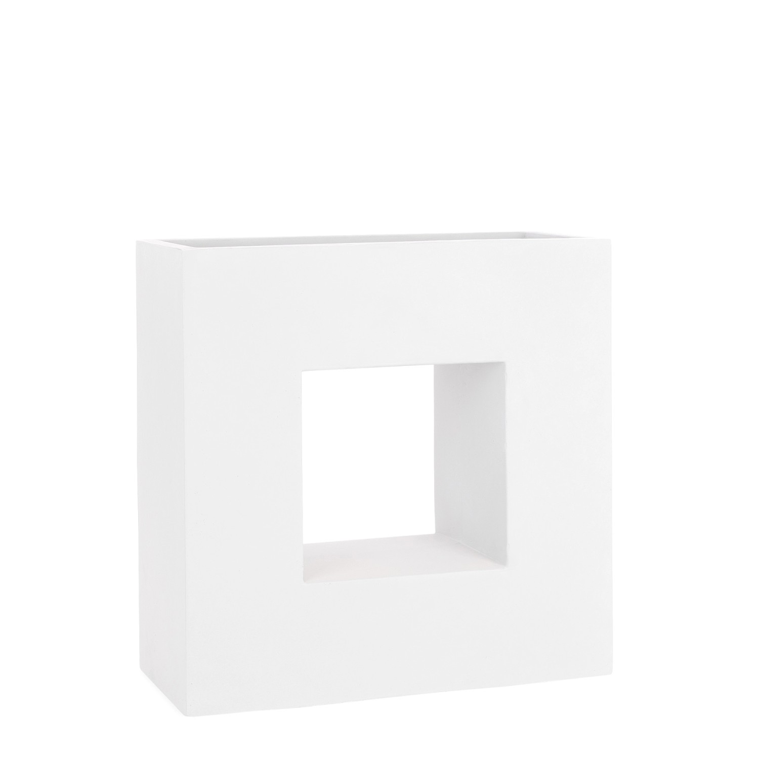 Pflanzwerk Hochbeet Pflanzkübel Vista Premium Frostbeständig 66 cm Weiß günstig online kaufen