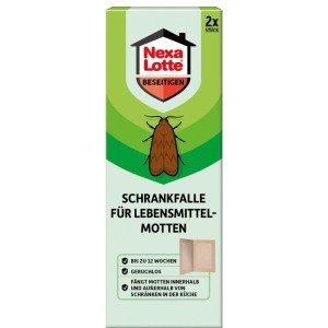 Nexa Lotte Schrankfalle für Lebensmittelmotten 2 Stück