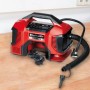 Einhell Hybrid-Kompressor Pressito, rot/schwarz, mit Schlauch und Adaptern. Ideal zum Aufpumpen von Reifen und Luftmatratzen.