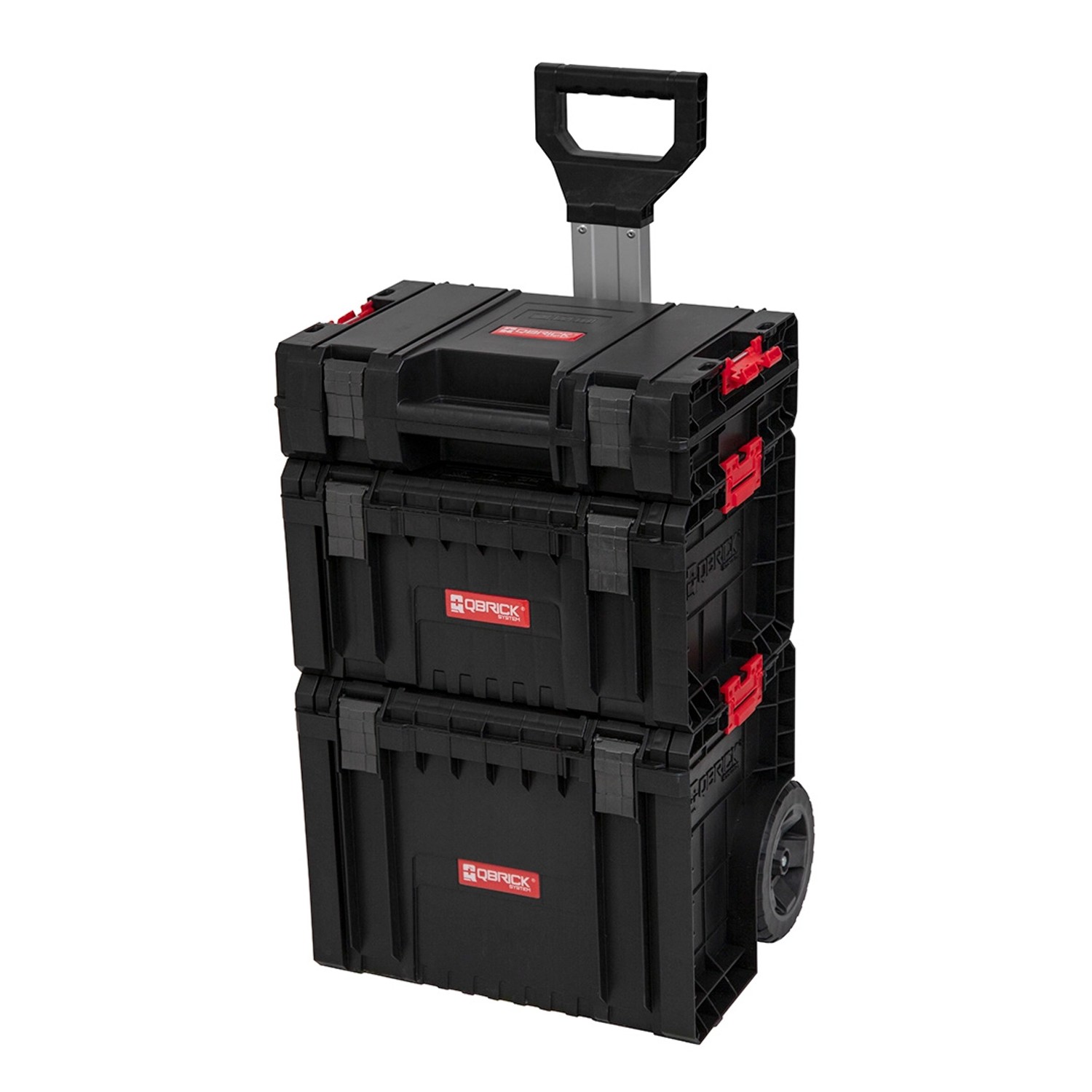 Qbrick System Werkstatt-Set 1 PRO Trolley Werkzeugbox und Werkzeugkoffer günstig online kaufen