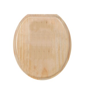 MSV WC-Sitz Pinie, braun, aus MDF mit Holzmaserung für Standard WCs.