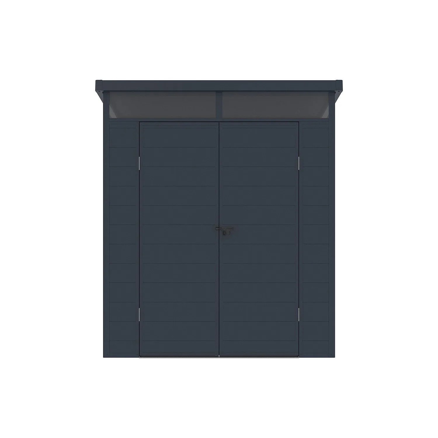 Vente-unique Schrebergartenhaus Minaro Anthrazitgrau 180 cm